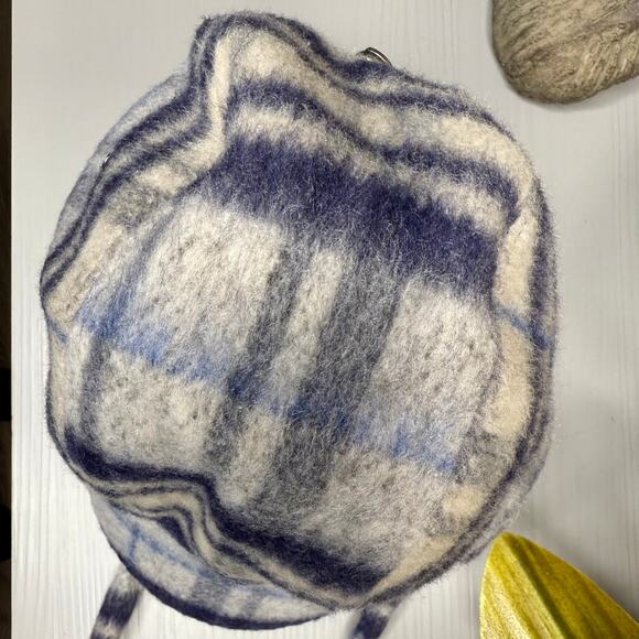 Free People hat plaid trapper hat fall winter boho cozy - Picture 8 of 12